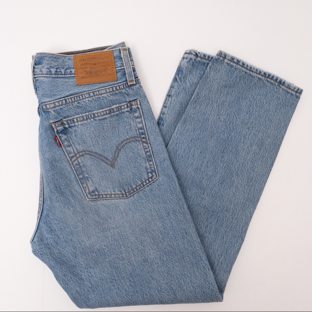LEVI’S Wedgie Straight Jeans Authentically Yours - Picture 12 of 13